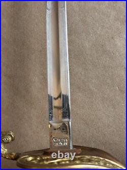 U. S. Navy Officer Sword with Scabbard U. S. N