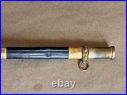 U. S. Navy Officer Sword with Scabbard U. S. N