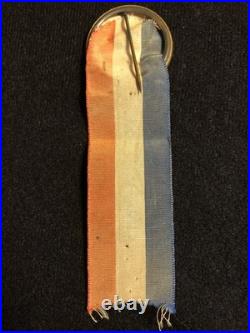 U. S. Navy Rear Admiral Robley D. Evans, Fighting Bob Pinback Button With Ribbon