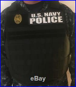 U. S. Navy Security Forces Military Police Bulletproof Vest Carrier Badge Patch
