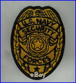 U. S. Navy Security Forces Military Police Bulletproof Vest Carrier Badge Patch