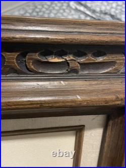 U. S. Navy USMC Wings Of Gold Sand Art Framed Signed By R Deno Artist