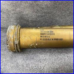 U. S. Navy WWII 50 Cal MK 5 Dummy Cartridge With Case