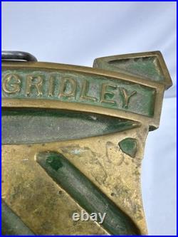 U. S. S. GRIDLEY US NAVY BRASS SHIP SEAL PLAQUE 7x7 Inches Long 3.5 Lbs