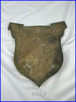 U. S. S. GRIDLEY US NAVY BRASS SHIP SEAL PLAQUE 7x7 Inches Long 3.5 Lbs