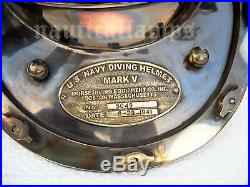 U S navy mark v boston marine gift Steel diving antique helmet vintage scuba