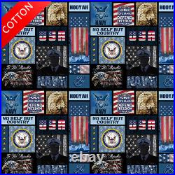 US Military Cotton Fabric 44 Wide Sold by the Yard & Bolt