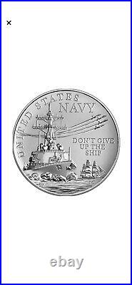 US NAVY 2.5 Oz I HAVE THIS IN HAND, AND UNOPENED FROM THE MINT