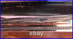 US NAVY OFFICERS DRESS SWORD SABER & SCABBARD VIETNAM ERA ENGRAVED NOV 67 As Is