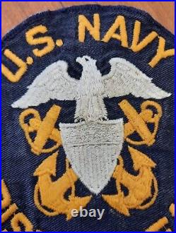 US NAVY PISTOL TEAM PATCH Original Insignia Patch Navy Shooting Team Emblem