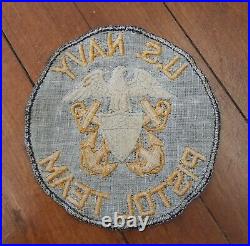 US NAVY PISTOL TEAM PATCH Original Insignia Patch Navy Shooting Team Emblem