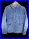 US-NAVY-Shawl-Collar-Denim-Coverall-Old-Clothes-Vintage-40-s-Men-s-Jacket-Rare-01-hg
