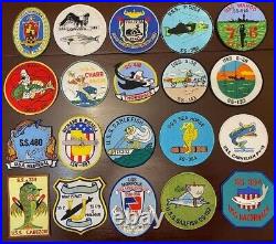 US NAVY Submarine SSN and SS Patches lot of 20 collection (5)