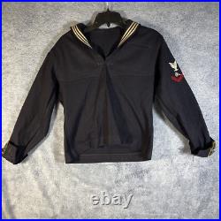 US NAVY USS Grand Canyon Military Cracker Jack UNIFORM Top 100% WOOL Rare