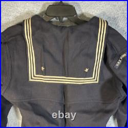 US NAVY USS Grand Canyon Military Cracker Jack UNIFORM Top 100% WOOL Rare