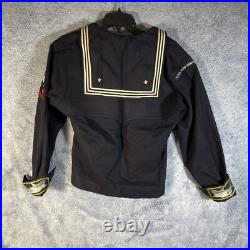 US NAVY USS Grand Canyon Military Cracker Jack UNIFORM Top 100% WOOL Rare
