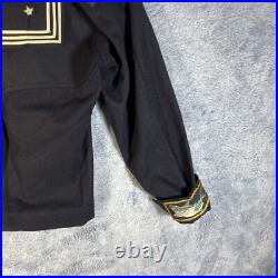 US NAVY USS Grand Canyon Military Cracker Jack UNIFORM Top 100% WOOL Rare