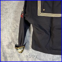 US NAVY USS Grand Canyon Military Cracker Jack UNIFORM Top 100% WOOL Rare