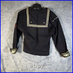 US NAVY USS Grand Canyon Military Cracker Jack UNIFORM Top 100% WOOL Rare