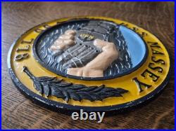 US Navy Allen M. Sumner Class Destroyer U. S. S. Massey DD-778 Plaque Metal