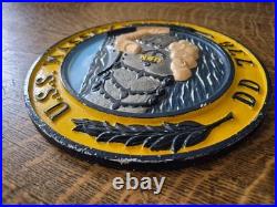 US Navy Allen M. Sumner Class Destroyer U. S. S. Massey DD-778 Plaque Metal