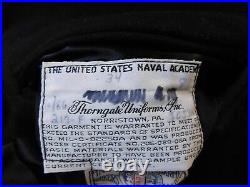 US Navy Bridge Coat 34 Academy Midshipmen Cadet Dress Wool Uniform Long Peacoat