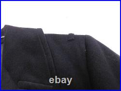 US Navy Bridge Coat 40 Academy Midshipmen Cadet Dress Wool Uniform Long Peacoat