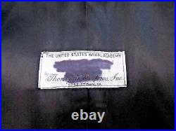 US Navy Bridge Coat 40 Academy Midshipmen Cadet Dress Wool Uniform Long Peacoat