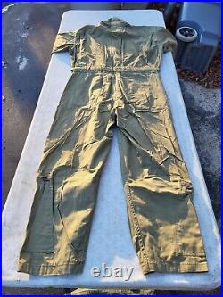 US Navy BuAer Type S-36 Flight Suit Size 44 MFG Avirex Limited