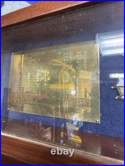 US Navy Captain 30 Yrs Career Awards Sword Medals Rare Shadowbox Collection