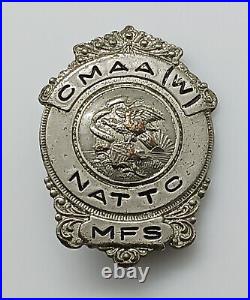 US Navy Chief Master At Arms NATTC Badge