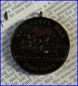 US Navy Civil War Medal Planchet May Be Studley Restrike Not Numbered Vintage