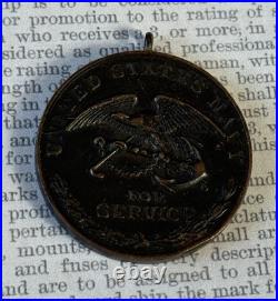 US Navy Civil War Medal Planchet May Be Studley Restrike Not Numbered Vintage