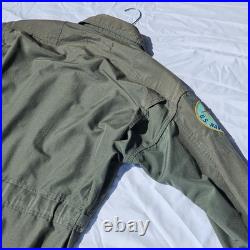 US Navy Flight Suit With Patches, Pins, Dog Tags, Orion P-3, Maryland Size 46 Long