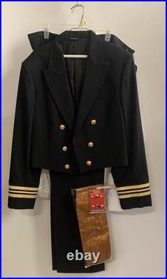 US Navy Flying Cross Formal Dinner Dress Blue Uniform LCDR stripes, 43L & 36R