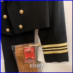 US Navy Flying Cross Formal Dinner Dress Blue Uniform LCDR stripes, 43L & 36R