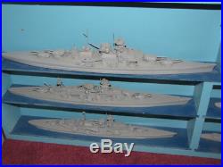 US Navy GERMAN Comet Miniature 8 Recognition ship models 1/500 Scale Vintage