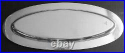 US Navy Galley LARGE Silver Plate Fish Platter w Fouled Anchor & USN