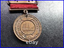 US Navy Good Conduct medal 1913 to Charles R. Good, Boatswains Mate