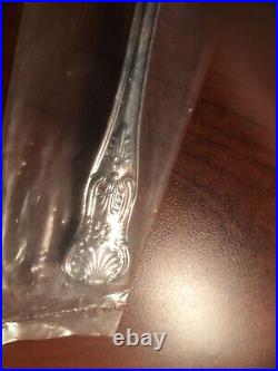 US Navy International Silver Co KINGS Pattern Serving Spoon Vintage, 8.5