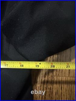 US Navy Lieutenant's Long Wool Bridge Dress Coat Gold Eagle Buttons Size