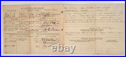 US Navy Lt Commander Continuous Service Certificates 1913-1947 WWI WWII