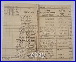 US Navy Lt Commander Continuous Service Certificates 1913-1947 WWI WWII