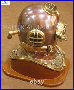 US Navy Mark V Diving Divers Helmet Antique 18'' Diver For Decorative Item Only