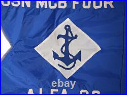 US Navy Mobile Construction Battalion MCB Four ALFA Company Boat Flag