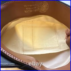 US Navy Officer Dress Hat White Black Gold Embroidery Militaria