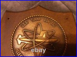 US Navy Plaque U. S. S Tunny SSN 682 Vintage