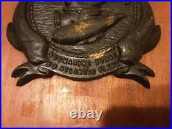 US Navy Plaque USS Kittiwake ASR13 Vintage