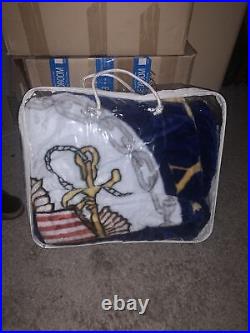US Navy RARE Emblem Blanket (Queen Size) LIMITED EDITION Duke Imports, INC
