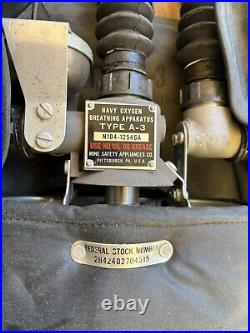 US Navy Rebreather Navy Oxygen Breathing Apparatus